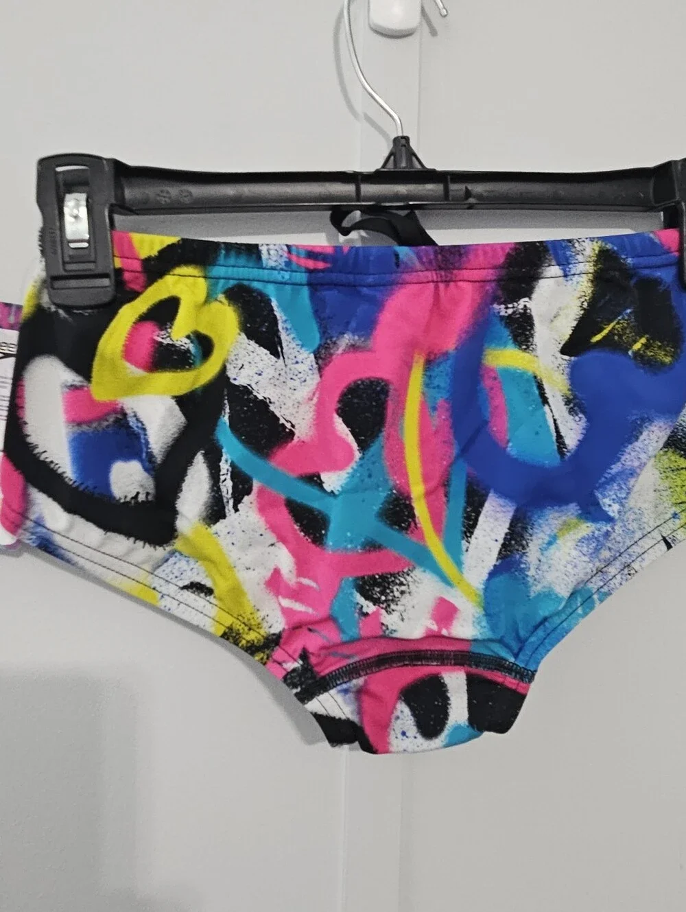 Speedo Endurance Size 28 Heartistic Flare Pink Boys Mens Swim Trunks with Elasti